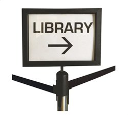 Informatiebord Europel zwart voor afzetpaal 358001