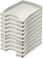 Brievenbakje Leitz plus Slim A4 5237 grijs-2