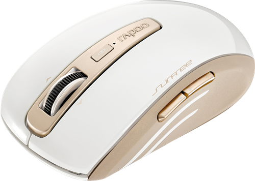Muis Rapoo 3920P Wireless Laser Gold-2
