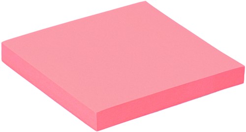 Post-it memoblokje  76x 76mm Quantore neon roze