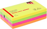 Post-it memoblokje  76x127mm Quantore neon assorti 4 kleuren-2