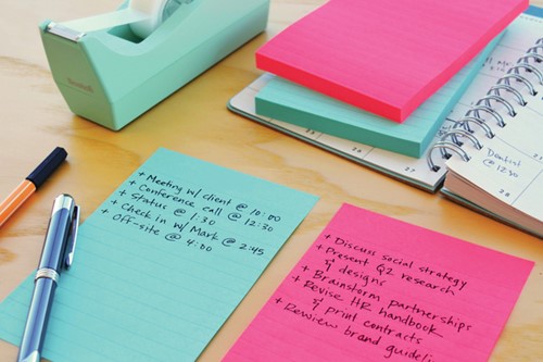 Post-it memoblokje 101x152mm 4960 Super Sticky Bangkok pk/3  -3