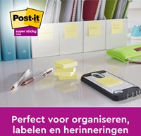 Post-it memoblokje  76x 76mm 6920-SSY Super Sticky 90vel geel-3