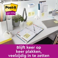 Post-it memoblokje  76x 76mm 6920-SSY Super Sticky 90vel geel-4