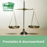 Post-it memoblokje  76x127mm 655 recycle geel pk/6-2