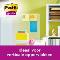 Post-it memoblokje  200x149mm 6845-SSP Super Sticky Assorti pk/4-2