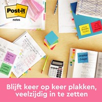 Post-it memoblokje  76x 76mm 654NORA neon oranje-2