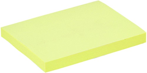 Post-it memoblokje  76x101mm Quantore geel
