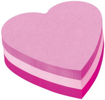 Post-it memoblokje  minikubus 2007H hart blok/225