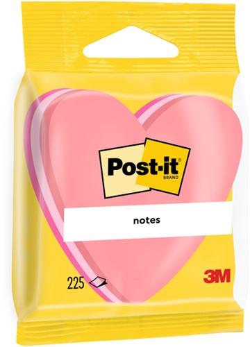 Post-it memoblokje  minikubus 2007H hart blok/225-2