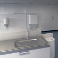 Afvalbak Tork 40Ltr wit-2