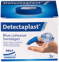 Snelpleister blauw Detectaplast 2.5cmx4.5m 3stuks-2