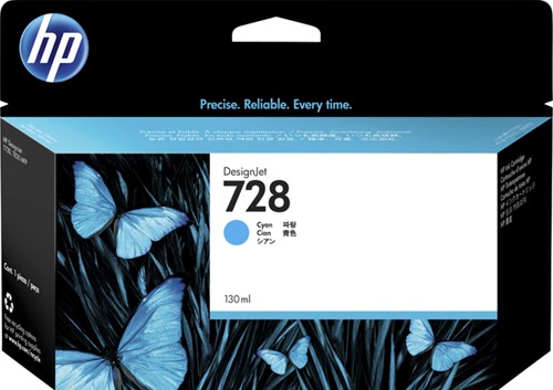 Inktcartridge HP F9J67A (728) cyaan 