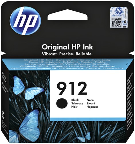 Inktcartridge HP 3YL80AE (912) zwart