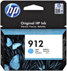 Inktcartridge HP 3YL77AE (912) cyaan