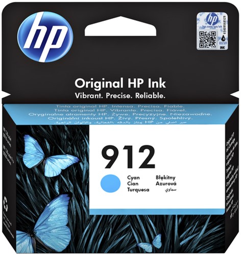 Inktcartridge HP 3YL77AE (912) cyaan