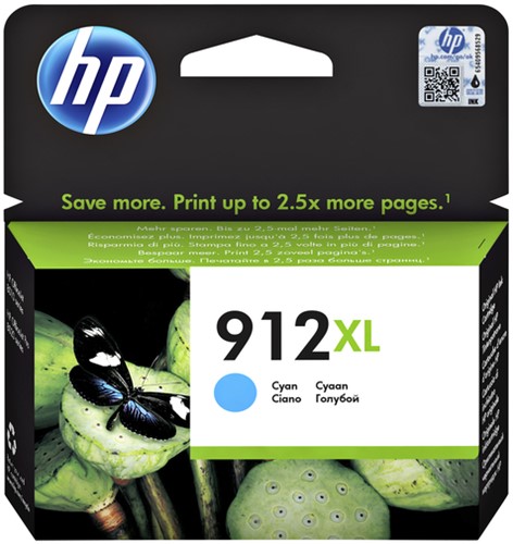 Inktcartridge HP 3YL81AE (912XL) cyaan