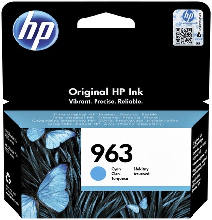 Inktcartridge HP3JA23AE (963) cyaan