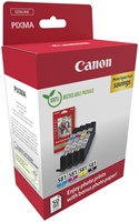 Inktcartridge Canon CLI-581 4 kleuren + 50vel fotopapier 10x15cm-2
