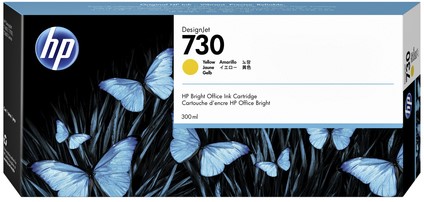 Inktcartridge HP P2V70A (730) 300ml geel
