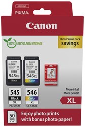 Inktcartridge Canon PG-545XL/CL-546XL photo Value pack