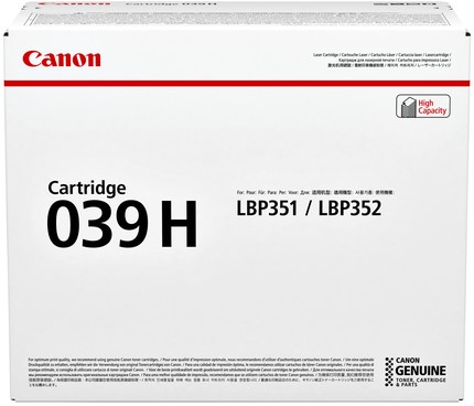Tonercartridge Canon 039 25K zwart
