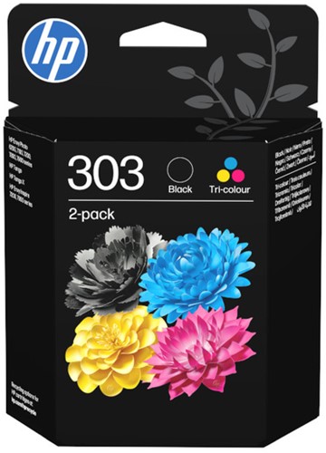 Inktcartridge HP 3YM92AE (303) zwart + kleur