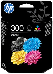 Inktcartridge HP CN637EE (300) zwart + kleur