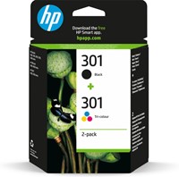 Inktcartridge HP N9J72AE (301) zwart + kleur