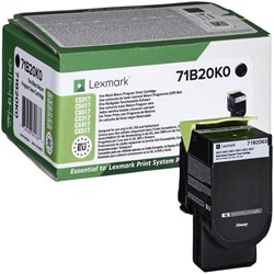 Tonercartridge Lexmark 71B20K0 3K zwart