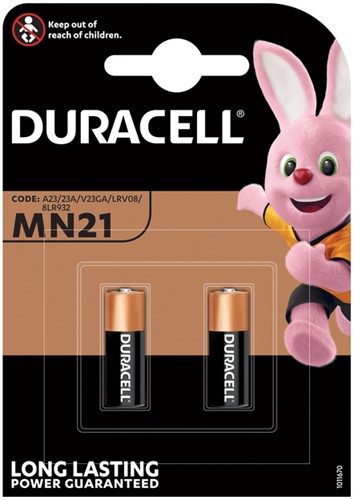 Batterij MN21 Duracell pak/2