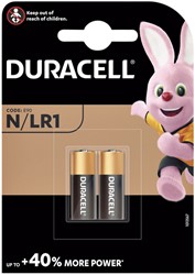 Batterij Duracell N Alkaline MN9100/LR1 ds/2