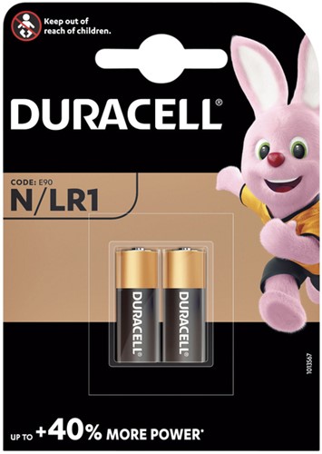 Batterij Duracell N Alkaline MN9100/LR1 ds/2