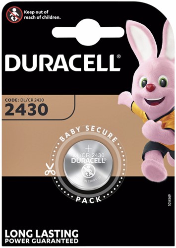Batterij knoopcel Duracell CR2430