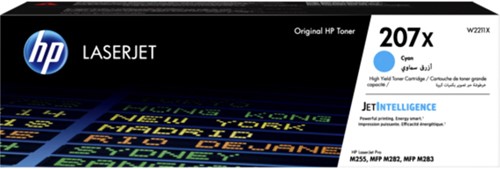 Tonercartridge HP W2211X (207X) 2.4K cyaan