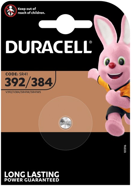 Meesterschap plakband Regeneratief Batterij Knoopcel Duracell LR41 Alkaline 392/384 DEKAS 2021