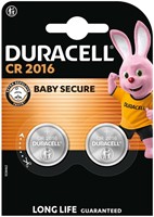Batterij knoopcel Duracell DL2016 pak/2