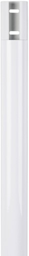 Kabelkanaal Hama halfrond 110/3,3/1,8 cm aluminium wit-2
