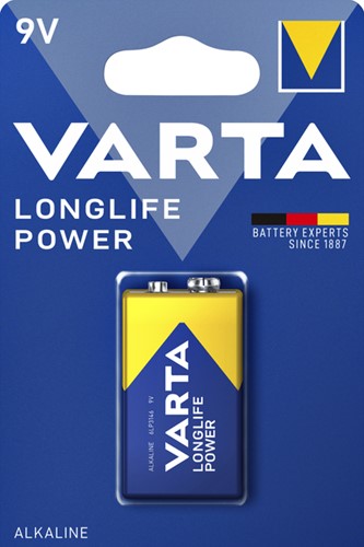 Batterij Varta High Energy blok 9V