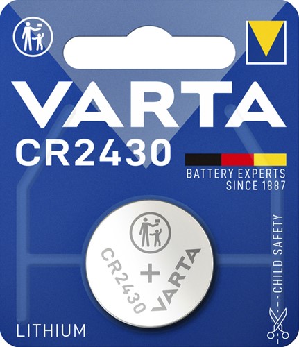 Batterij knoopcel Varta CR2430 Lithium