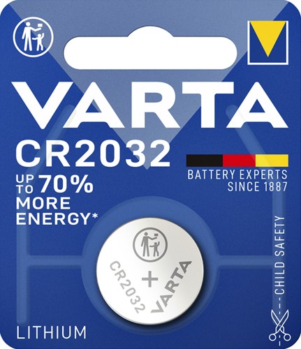 Batterij knoopcel Varta CR2032 