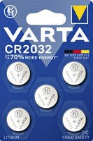 Batterij knoopcel Varta CR2032 3V Lithium 5/st