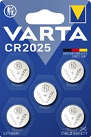 Batterij knoopcel Varta CR2025 3V Lithium 5/st