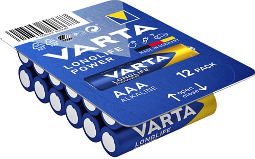 Batterijen LR03 AAA potlood Varta High Energy pk/12