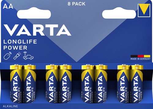 Batterijen LR06 AA penlite Varta High Energy pk/8