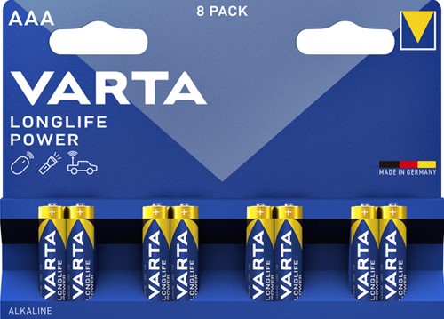 Batterijen LR03 AAA potlood Varta High Energy pk/8