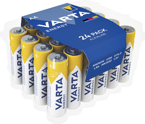 Batterijen LR06 AA penlite Varta energy pk/24