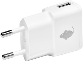 Oplader Greenmouse USB-A 1A wit