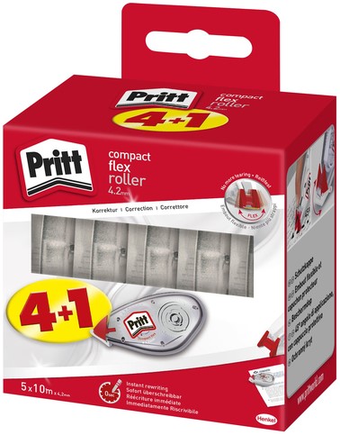 Corrector Pritt compact flex 4,2mm  4+1 gratis