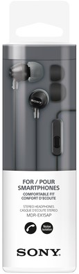 Oordopjes Sony EX15AP microfoon zwart -2